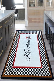 Conceptum Zion Alfombra de Vestíbulo Multicolor 80 x 200 cm